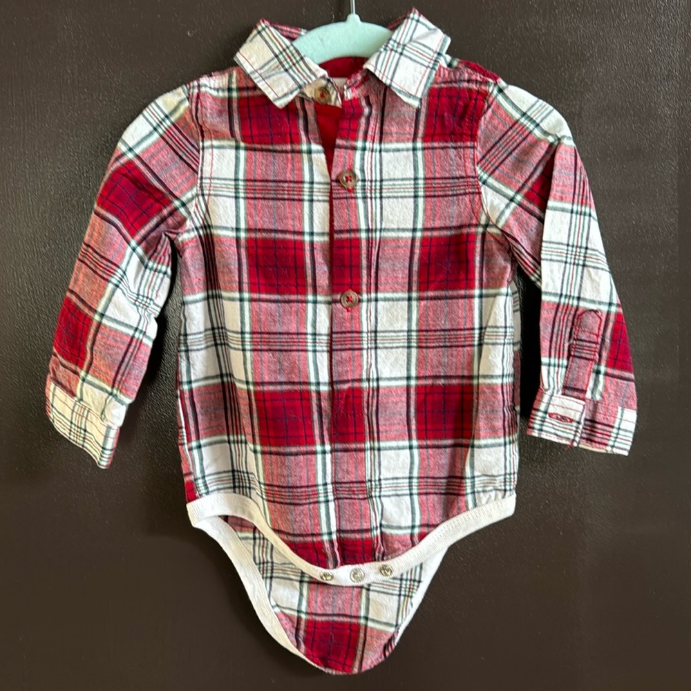 Boys onesie dress shirt